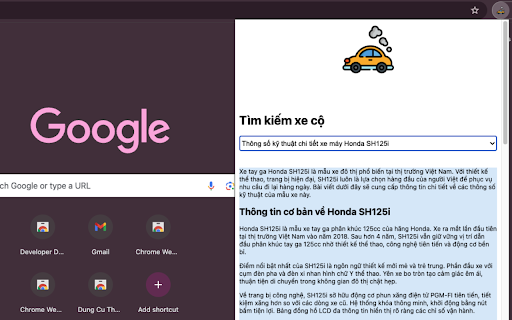 Tin tuc xe co from Chrome web store to be run with OffiDocs Chromium online Tin tuc xe co from Chrome web store to be run with OffiDocs Chromium online