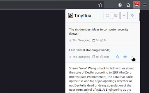 Tinyflux from Chrome web store to be run with OffiDocs Chromium online Tinyflux from Chrome web store to be run with OffiDocs Chromium online