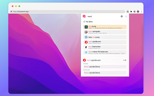 TinySearch Advanced Navigator from Chrome web store to be run with OffiDocs Chromium online TinySearch Advanced Navigator from Chrome web store to be run with OffiDocs Chromium online