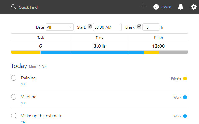 TodoistChute: Finish Time for Todoist from Chrome web store to be run with OffiDocs Chromium online TodoistChute: Finish Time for Todoist from Chrome web store to be run with OffiDocs Chromium online