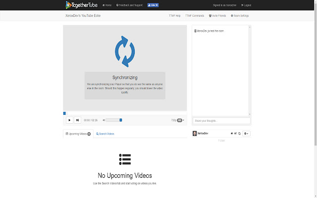 TogetherTube Multi Functions from Chrome web store to be run with OffiDocs Chromium online TogetherTube Multi Functions from Chrome web store to be run with OffiDocs Chromium online