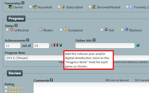 Tors Backloggery enhancements from Chrome web store to be run with OffiDocs Chromium online Tors Backloggery enhancements from Chrome web store to be run with OffiDocs Chromium online