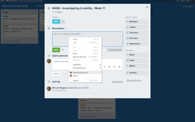 Trello Local File Link Extension from Chrome web store to be run with OffiDocs Chromium online Trello Local File Link Extension from Chrome web store to be run with OffiDocs Chromium online