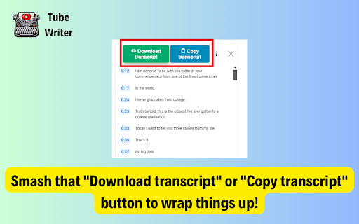 TubeWriter from Chrome web store to be run with OffiDocs Chromium online TubeWriter from Chrome web store to be run with OffiDocs Chromium online