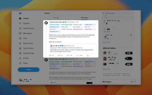 Tweet X Ray for Twitter TweetXRay.com from Chrome web store to be run with OffiDocs Chromium online Tweet X Ray for Twitter TweetXRay.com from Chrome web store to be run with OffiDocs Chromium online