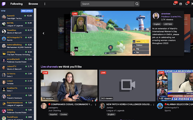 TwitchFollowingOrganizer from Chrome web store to be run with OffiDocs Chromium online TwitchFollowingOrganizer from Chrome web store to be run with OffiDocs Chromium online