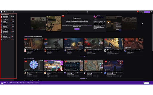 Twitch Streamer Hider from Chrome web store to be run with OffiDocs Chromium online Twitch Streamer Hider from Chrome web store to be run with OffiDocs Chromium online