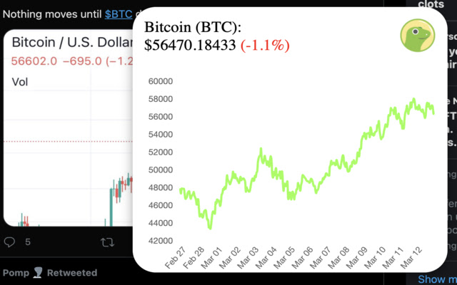 Twitter Crypto Prices from Chrome web store to be run with OffiDocs Chromium online Twitter Crypto Prices from Chrome web store to be run with OffiDocs Chromium online