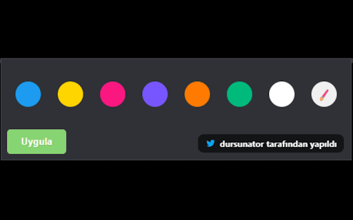 Twitter Renklerini Geri Getir from Chrome web store to be run with OffiDocs Chromium online Twitter Renklerini Geri Getir from Chrome web store to be run with OffiDocs Chromium online