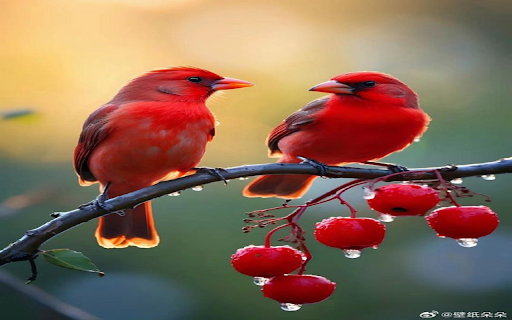 Two red birds wallpape from Chrome web store to be run with OffiDocs Chromium online Two red birds wallpape from Chrome web store to be run with OffiDocs Chromium online