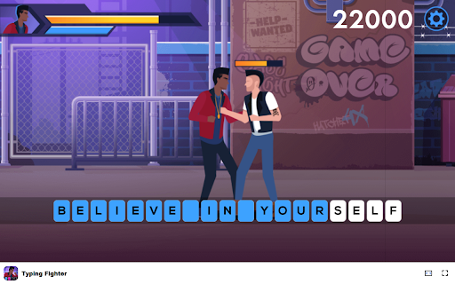 Typing Fighter Game Battle opponents using the power of words! from Chrome web store to be run with OffiDocs Chromium online Typing Fighter Game Battle opponents using the power of words! from Chrome web store to be run with OffiDocs Chromium online