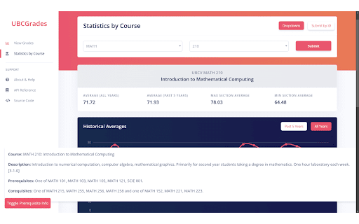 UBCGrades Prereq Displayer from Chrome web store to be run with OffiDocs Chromium online UBCGrades Prereq Displayer from Chrome web store to be run with OffiDocs Chromium online
