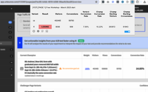 Unbounce Variant True Conversion Rate Calculator from Chrome web store to be run with OffiDocs Chromium online Unbounce Variant True Conversion Rate Calculator from Chrome web store to be run with OffiDocs Chromium online