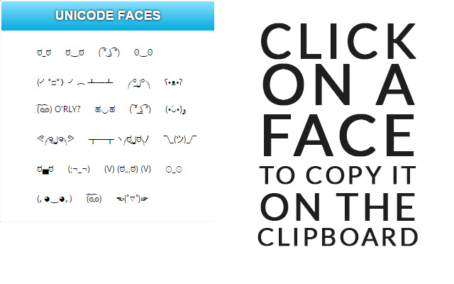 Unicode Faces from Chrome web store to be run with OffiDocs Chromium online Unicode Faces from Chrome web store to be run with OffiDocs Chromium online