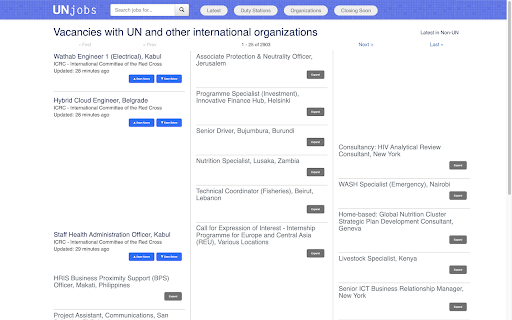 UN Jobs Search Helper (Beta) from Chrome web store to be run with OffiDocs Chromium online UN Jobs Search Helper (Beta) from Chrome web store to be run with OffiDocs Chromium online