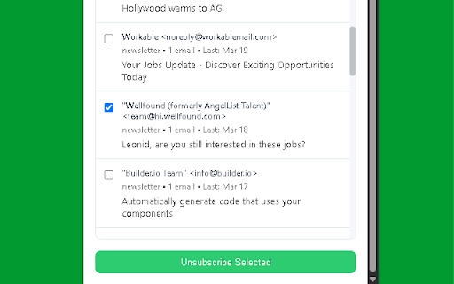 Unsubly from Chrome web store to be run with OffiDocs Chromium online Unsubly from Chrome web store to be run with OffiDocs Chromium online