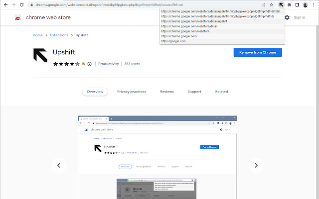 Upshift from Chrome web store to be run with OffiDocs Chromium online Upshift from Chrome web store to be run with OffiDocs Chromium online