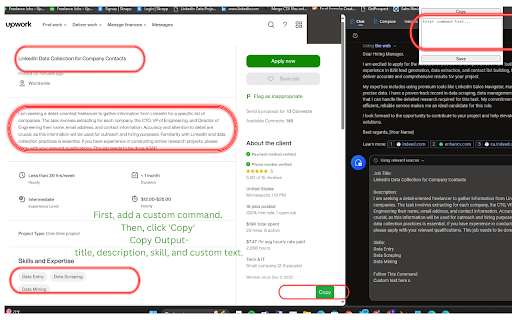 Upwork Job Apply In a Moment: Quick Copy Tool from Chrome web store to be run with OffiDocs Chromium online Upwork Job Apply In a Moment: Quick Copy Tool from Chrome web store to be run with OffiDocs Chromium online