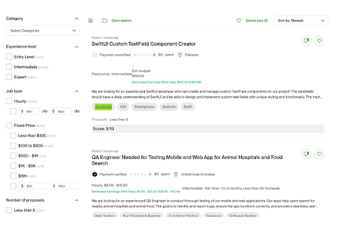 Upwork Job Earnings Calculator Evaluator from Chrome web store to be run with OffiDocs Chromium online Upwork Job Earnings Calculator Evaluator from Chrome web store to be run with OffiDocs Chromium online