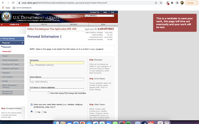 US Visa Site Timeout Reminder from Chrome web store to be run with OffiDocs Chromium online US Visa Site Timeout Reminder from Chrome web store to be run with OffiDocs Chromium online