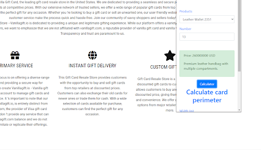 Vanilla Gift Card from Chrome web store to be run with OffiDocs Chromium online Vanilla Gift Card from Chrome web store to be run with OffiDocs Chromium online