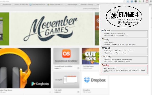 Veckans käk hos Stig from Chrome web store to be run with OffiDocs Chromium online Veckans käk hos Stig from Chrome web store to be run with OffiDocs Chromium online