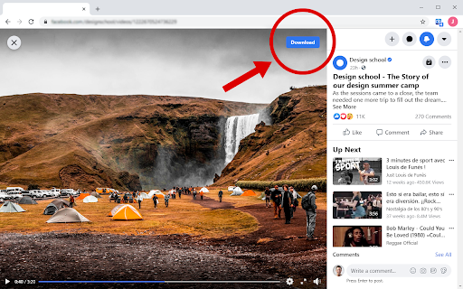 Video Downloader for FaceBook from Chrome web store to be run with OffiDocs Chromium online Video Downloader for FaceBook from Chrome web store to be run with OffiDocs Chromium online