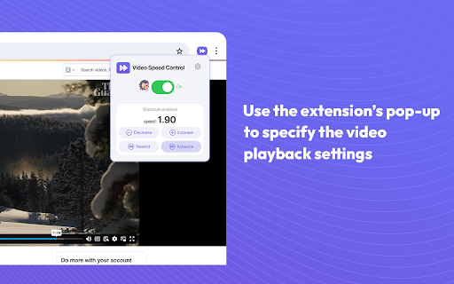 Video Speed Controller for HTML videos from Chrome web store to be run with OffiDocs Chromium online Video Speed Controller for HTML videos from Chrome web store to be run with OffiDocs Chromium online