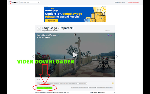 Vider Downloader from Chrome web store to be run with OffiDocs Chromium online Vider Downloader from Chrome web store to be run with OffiDocs Chromium online