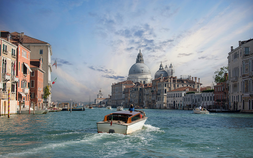 View of a Boat on Canal Grande and the Santa Maria from Chrome web store to be run with OffiDocs Chromium online View of a Boat on Canal Grande and the Santa Maria from Chrome web store to be run with OffiDocs Chromium online