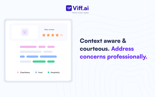 Viff.ai Guest Review Replier from Chrome web store to be run with OffiDocs Chromium online Viff.ai Guest Review Replier from Chrome web store to be run with OffiDocs Chromium online