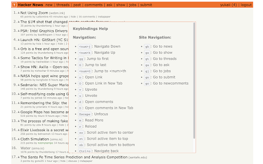 Vimify Hackernews from Chrome web store to be run with OffiDocs Chromium online Vimify Hackernews from Chrome web store to be run with OffiDocs Chromium online