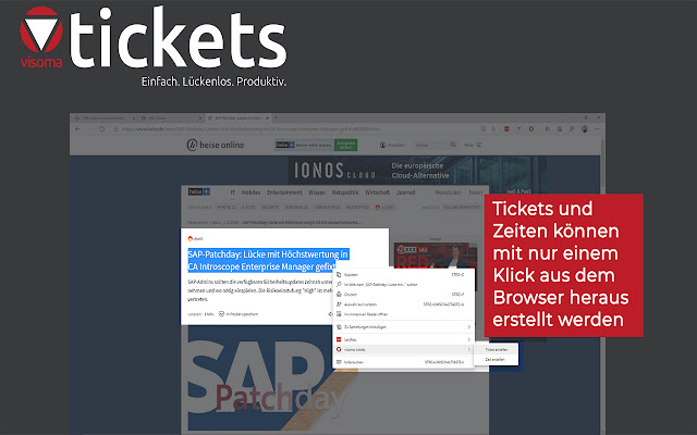visoma tickets Browsererweiterung from Chrome web store to be run with OffiDocs Chromium online visoma tickets Browsererweiterung from Chrome web store to be run with OffiDocs Chromium online