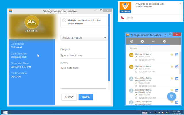 VonageConnect for JobDiva® from Chrome web store to be run with OffiDocs Chromium online VonageConnect for JobDiva® from Chrome web store to be run with OffiDocs Chromium online