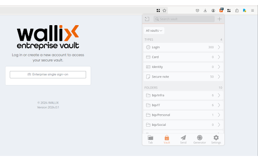 WALLIX Vault Password Manager from Chrome web store to be run with OffiDocs Chromium online WALLIX Vault Password Manager from Chrome web store to be run with OffiDocs Chromium online
