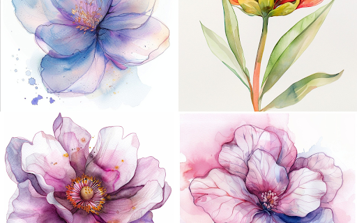 Watercolor flower painting from Chrome web store to be run with OffiDocs Chromium online Watercolor flower painting from Chrome web store to be run with OffiDocs Chromium online