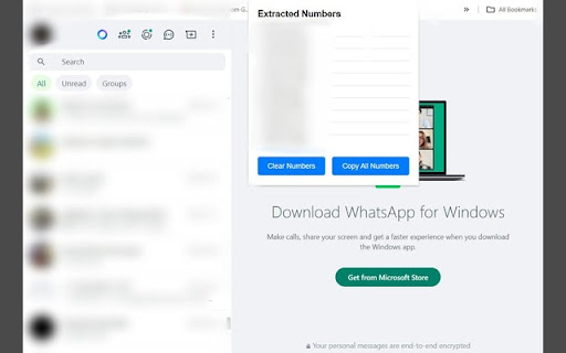 WA Unknown Number Extractor from Chrome web store to be run with OffiDocs Chromium online WA Unknown Number Extractor from Chrome web store to be run with OffiDocs Chromium online