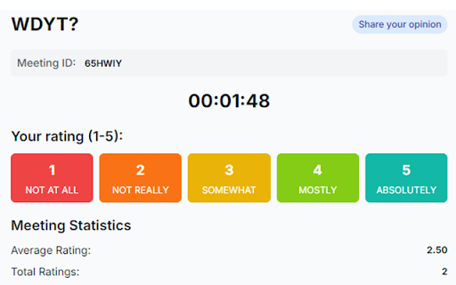 WDYT? What Do You Think Rating System from Chrome web store to be run with OffiDocs Chromium online WDYT? What Do You Think Rating System from Chrome web store to be run with OffiDocs Chromium online