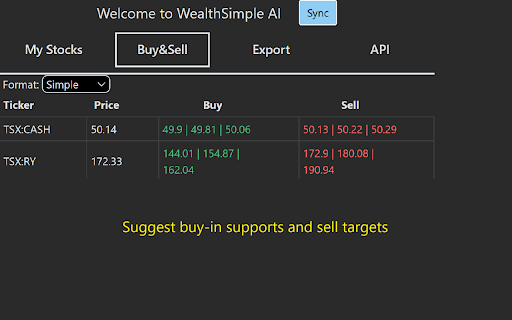 Wealthsimple AI from Chrome web store to be run with OffiDocs Chromium online Wealthsimple AI from Chrome web store to be run with OffiDocs Chromium online