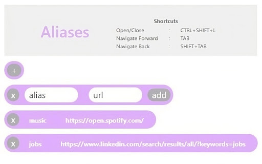 Web Aliases from Chrome web store to be run with OffiDocs Chromium online Web Aliases from Chrome web store to be run with OffiDocs Chromium online