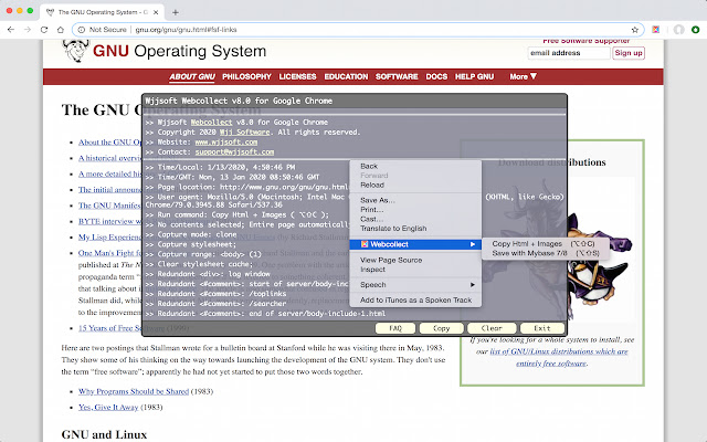 Webcollect from Chrome web store to be run with OffiDocs Chromium online Webcollect from Chrome web store to be run with OffiDocs Chromium online