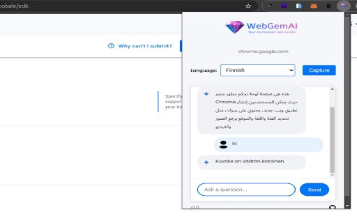 WebGemAI from Chrome web store to be run with OffiDocs Chromium online WebGemAI from Chrome web store to be run with OffiDocs Chromium online