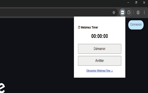 Webmea Timer from Chrome web store to be run with OffiDocs Chromium online Webmea Timer from Chrome web store to be run with OffiDocs Chromium online