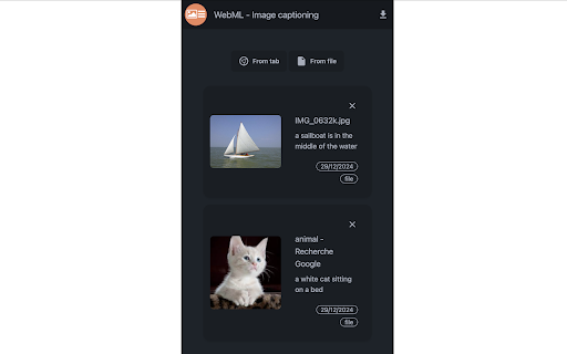 webml image captioning from Chrome web store to be run with OffiDocs Chromium online webml image captioning from Chrome web store to be run with OffiDocs Chromium online