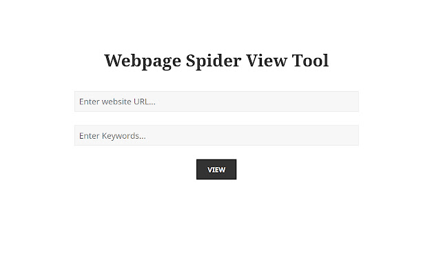 Webpage Spider View Tool from Chrome web store to be run with OffiDocs Chromium online Webpage Spider View Tool from Chrome web store to be run with OffiDocs Chromium online