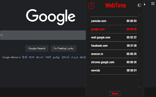 WebTime from Chrome web store to be run with OffiDocs Chromium online WebTime from Chrome web store to be run with OffiDocs Chromium online