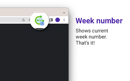 Week number from Chrome web store to be run with OffiDocs Chromium online Week number from Chrome web store to be run with OffiDocs Chromium online