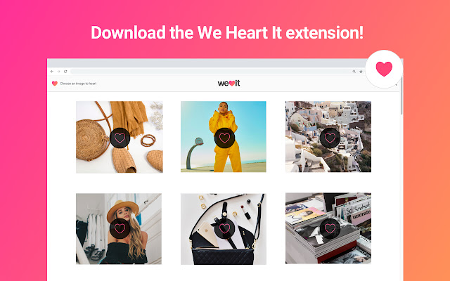 We Heart It from Chrome web store to be run with OffiDocs Chromium online We Heart It from Chrome web store to be run with OffiDocs Chromium online