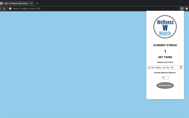 WellnessWatch from Chrome web store to be run with OffiDocs Chromium online WellnessWatch from Chrome web store to be run with OffiDocs Chromium online