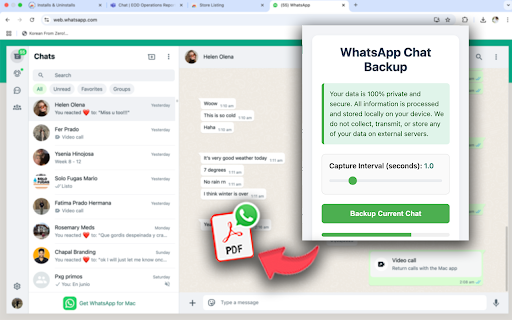 WhatsApp Chat Backup from Chrome web store to be run with OffiDocs Chromium online WhatsApp Chat Backup from Chrome web store to be run with OffiDocs Chromium online
